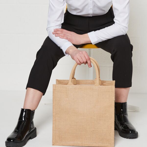 Brand Lab Natural Jute Tote Bag Thumbnail