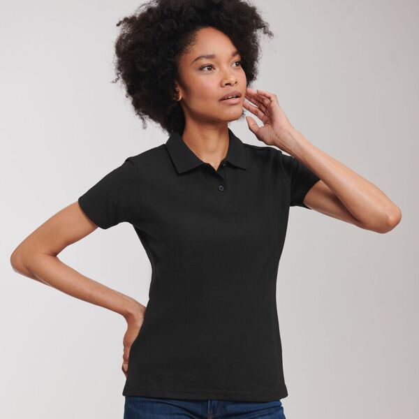 Women's classic polycotton polo Thumbnail