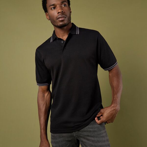 Tipped collar polo (classic fit) Thumbnail