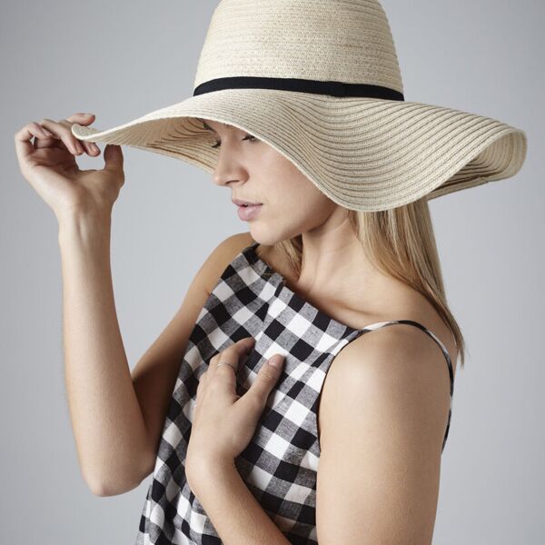 Marbella wide-brimmed sun hat Thumbnail